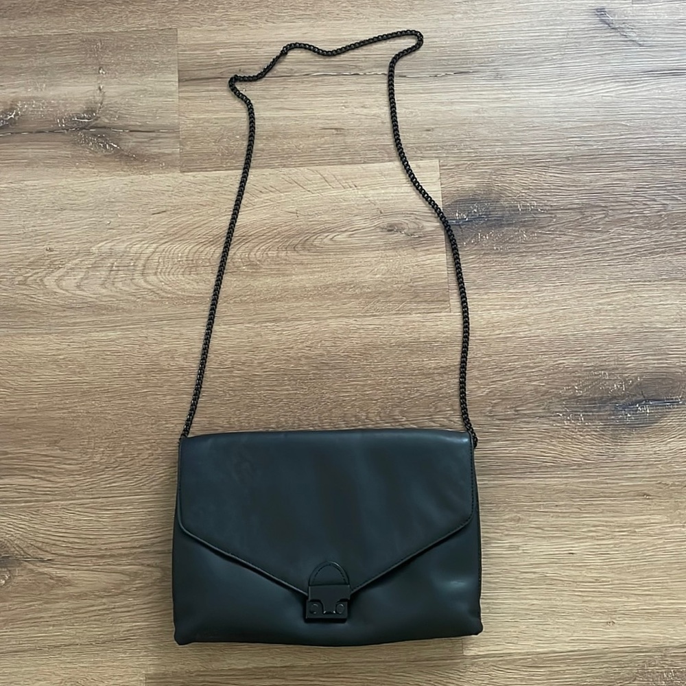 Black chain purse